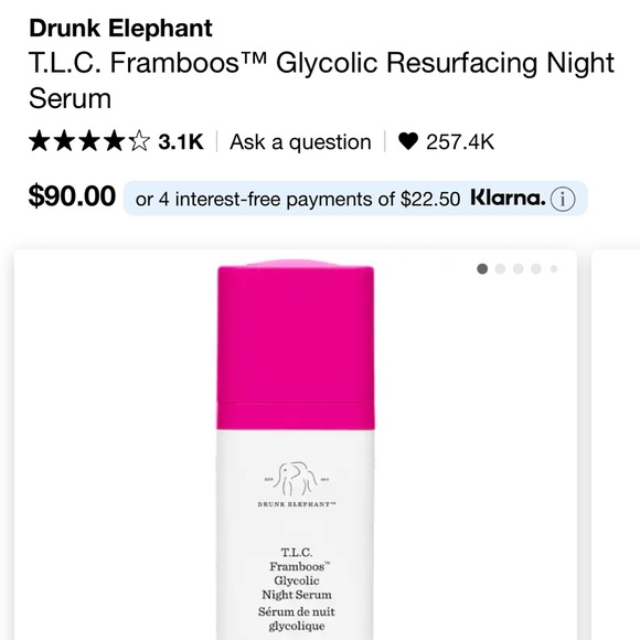 🐘 Drunk Elephant🐘 T.L.C. Framboos™ Glycolic Resurfacing Night - Picture 8 of 8